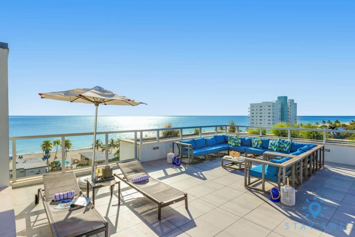 Lx Oasis Beachfront-Rt Infinity Pool Hollywood Exterior foto