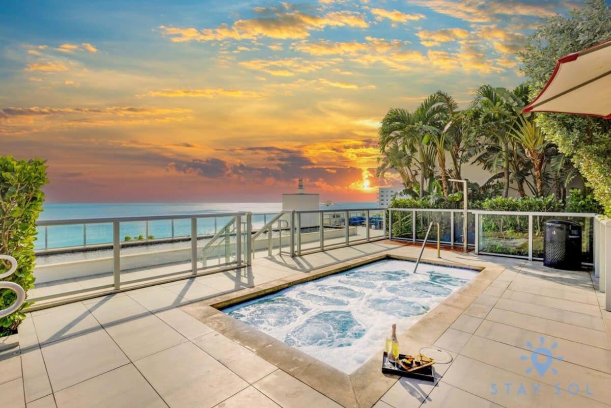 Lx Oasis Beachfront-Rt Infinity Pool Hollywood Exterior foto